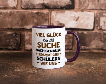 Viel glück | Geile schüler Schule Beste Lehrerin lustig Humor Geschenkidee