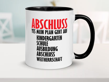 Abschluss Bachelor Geschenkidee Humor Tasse