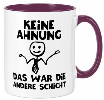 Das war die andere Schicht | Arbeit Mitarbeiter lustiger Spruch Geschenk