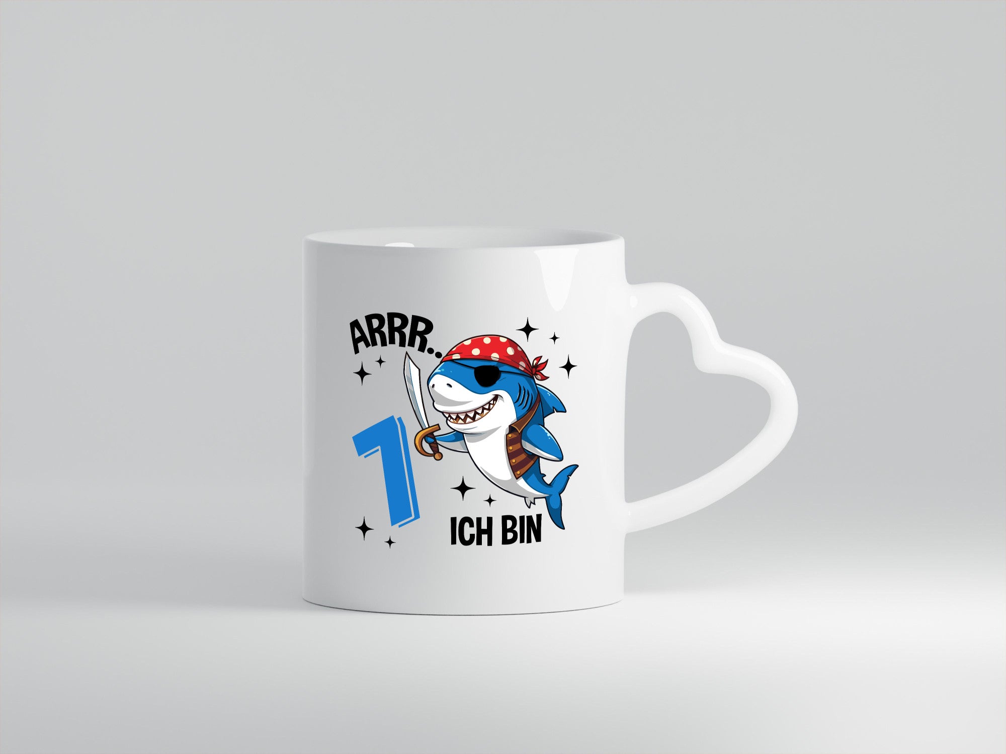 7. Geburtstag | 7 Jahre Arr Pirat Hai Piraten lustiger Spruch Geschenk