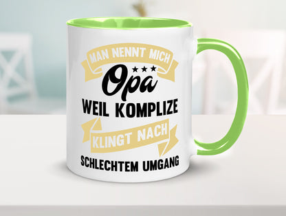 Man nennt mich Opa | Bester der Welt Humor Familie Geschenkidee Tasse