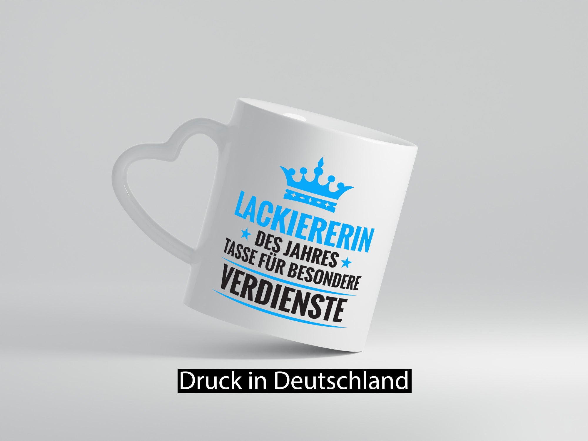 Besonderer Verdienst: Lackiererin | lackieren lustig Humor Geschenkidee