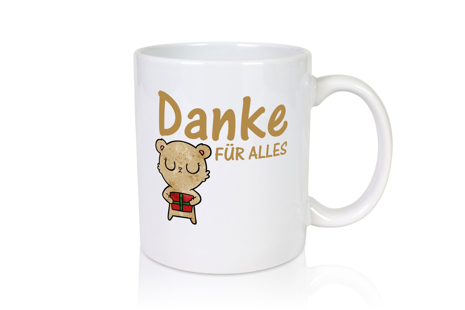 Danke für Alles | Dankeschön Spruch Bär Mitbringsel Geschenk Humor Geschenkidee