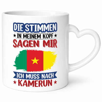 Kamerun | Urlaub Stimmen in meinem Kopf Traumland Geschenk Humor Geschenkidee