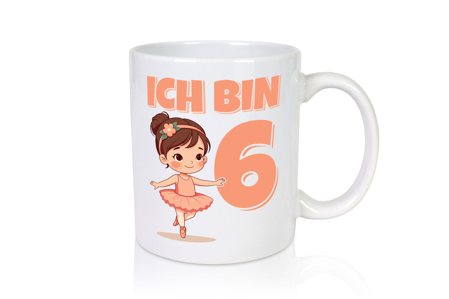 6 Geburtstag | Jahre Ballerina Mädchen Ballet lustig Geschenkidee Geschenk Tasse