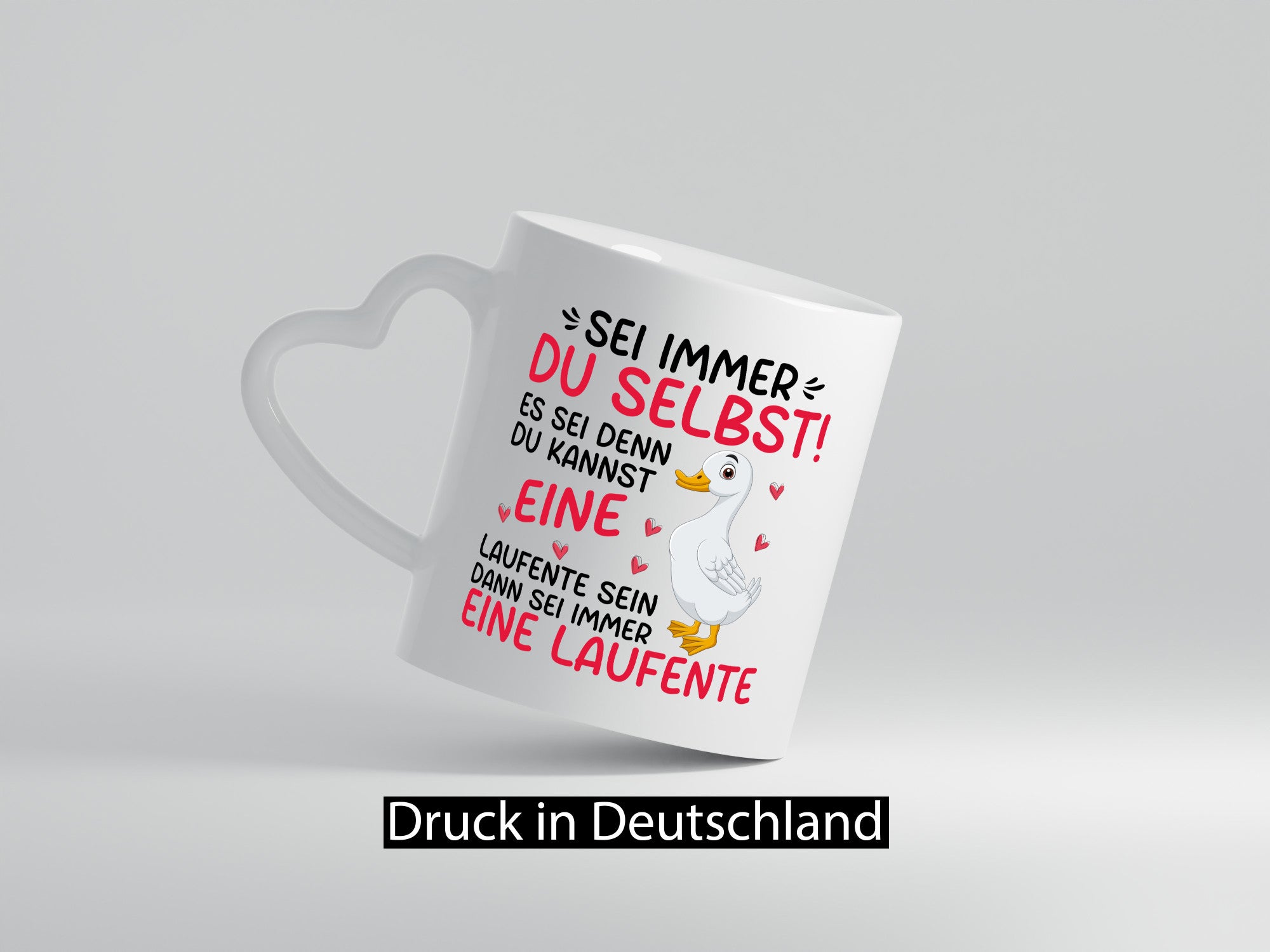 Sei immer du selbst | eine Ente laufente lustig Humor Geschenkidee Geschenk