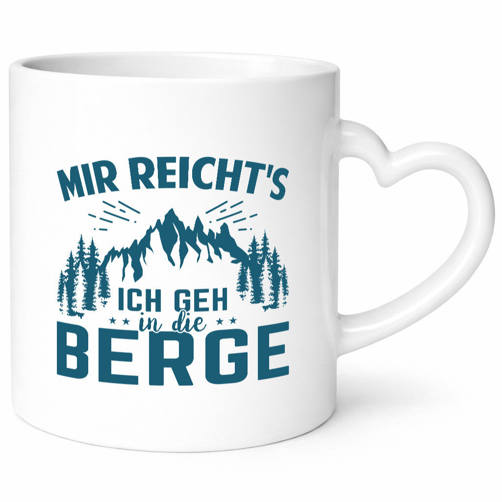 Ich geh in die Berge | Bäume lustig Humor Geschenkidee Geschenk Tasse