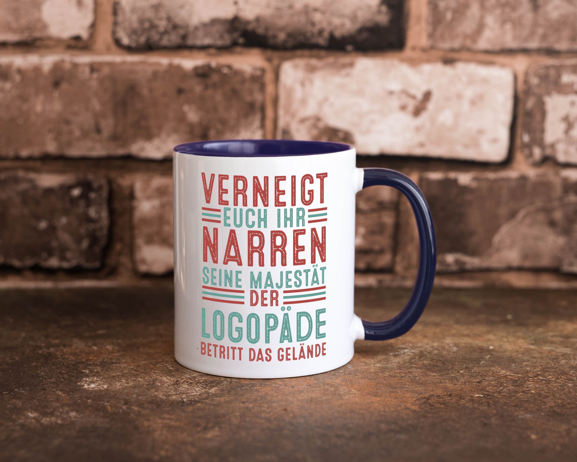 Verneigt euch: Logopäde | Sprachtherapie Geschenkidee Humor Tasse