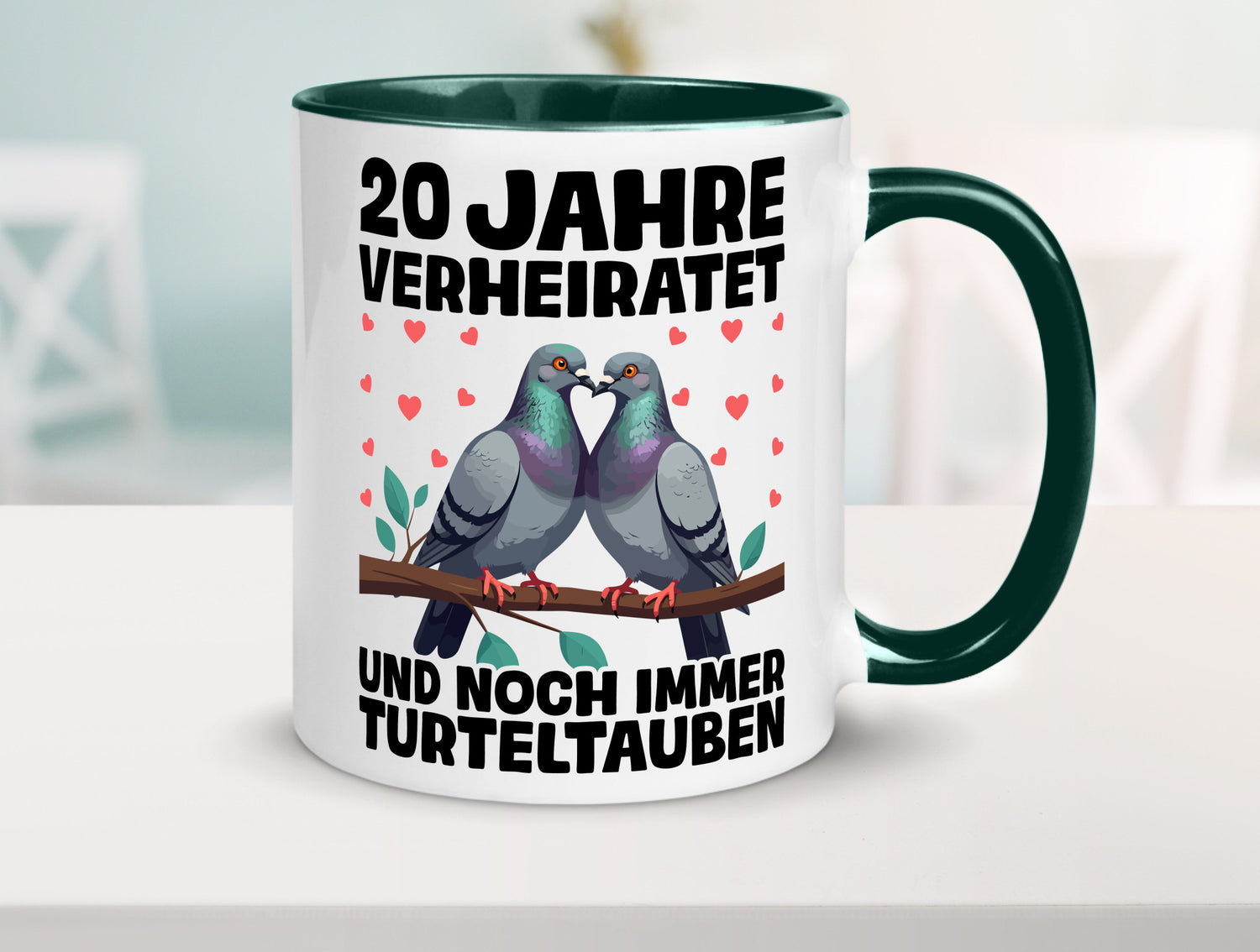 20 Jahre verheiratet | Turteltauben Ehe Ehepaar lustig Humor Geschenkidee