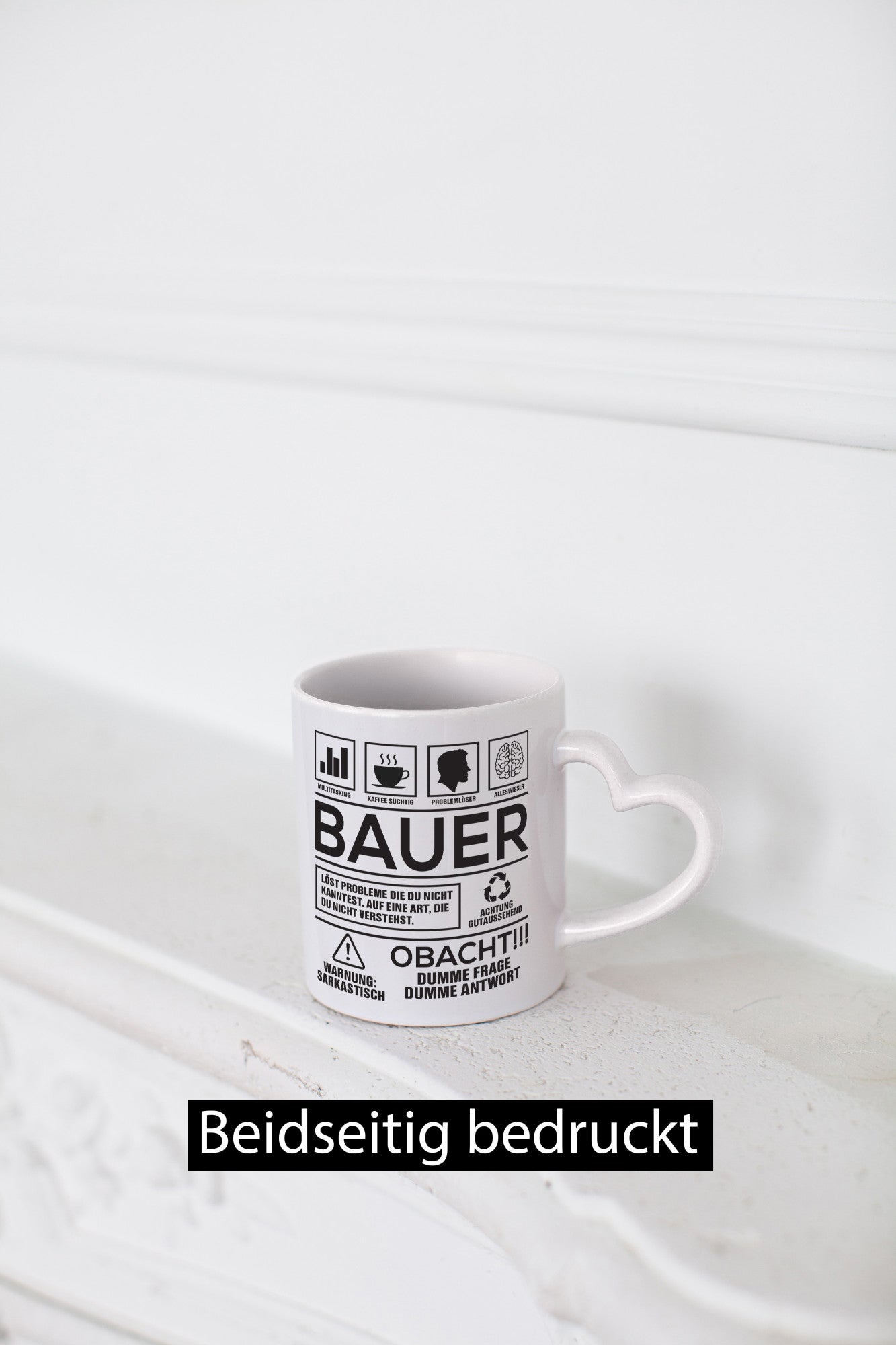 Achtung Probleme Bauer | Bauernhof Landwirtschaft Humor Geschenkidee Tasse