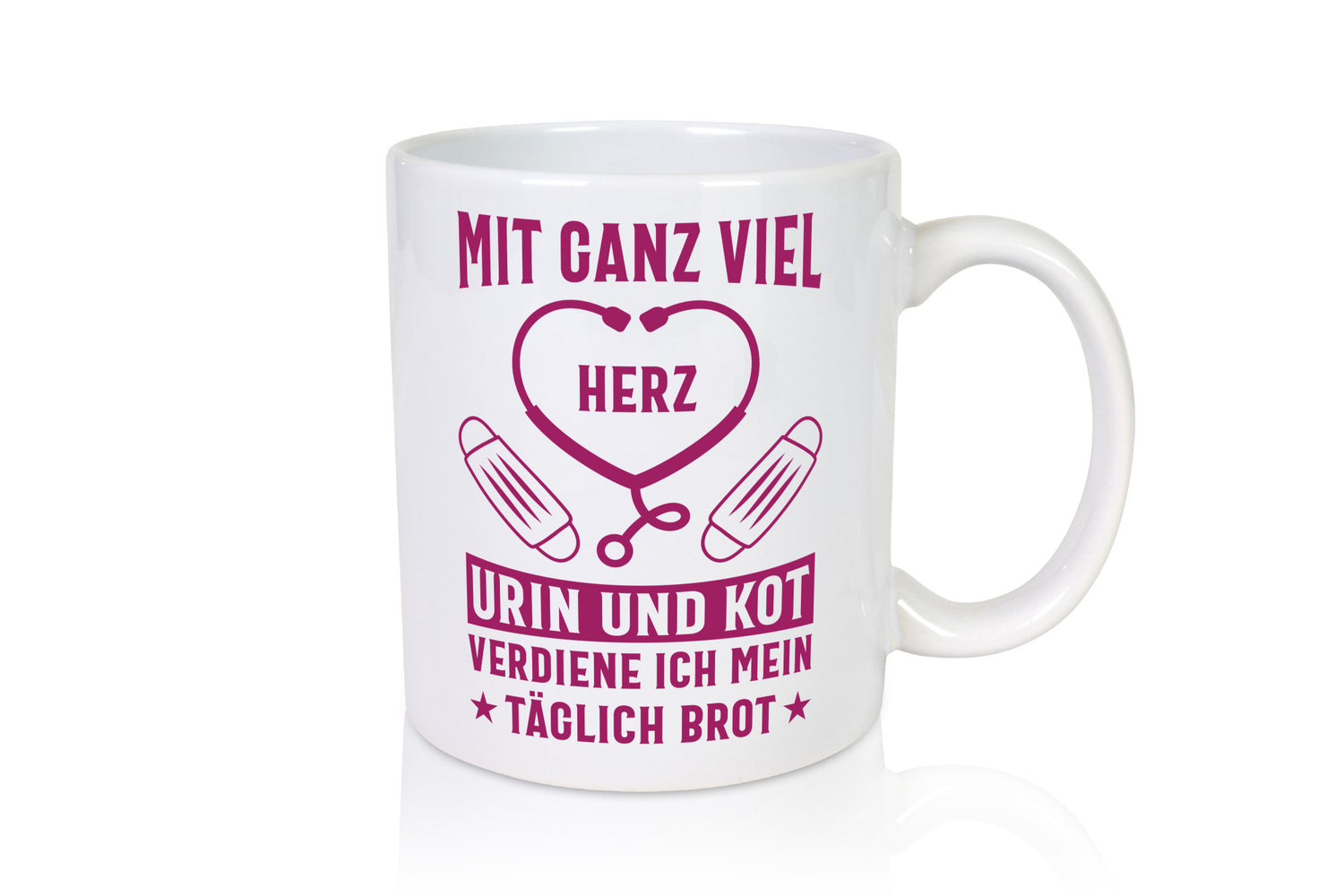 Herz, Urin, Kot, damit verdien ich mein Brot | Stethoskop Geschenk Humor