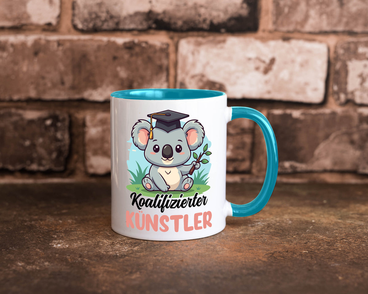 Koalifizierter Künstler | Kunst Humor Geschenkidee Tasse