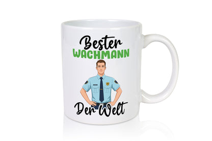 Bester Wachmann | Wachpersonal Nachtwächter v2 Geschenk Humor Geschenkidee