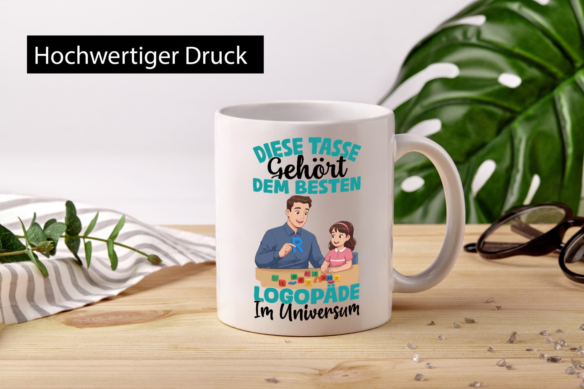 Im Universum: Logopäde | Sprachtherapie lustig Humor Geschenkidee Geschenk Tasse