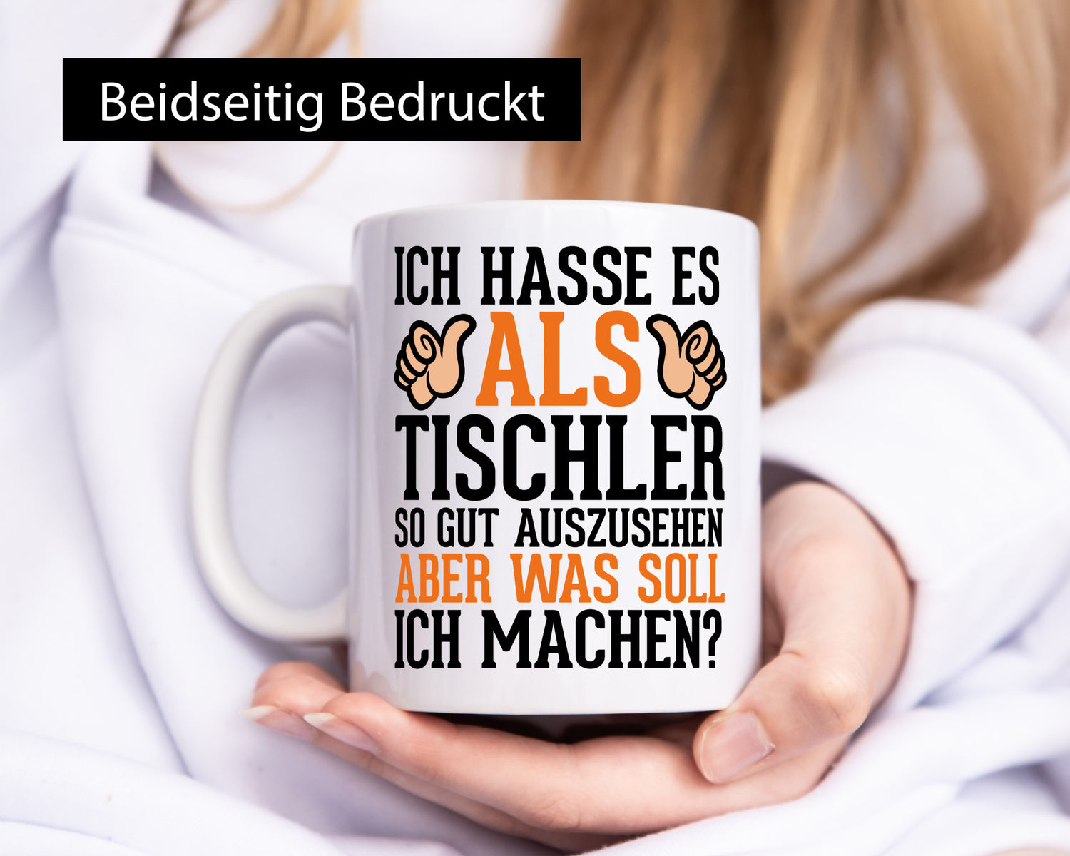 Gutaussehender Tischler | Schreiner Daumen hoch Holz lustig Humor Geschenkidee