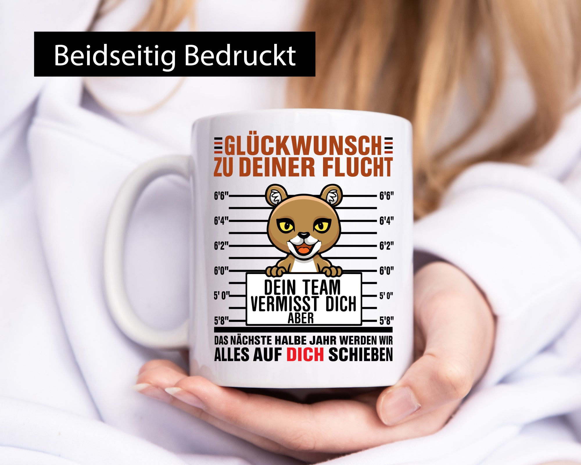Glückwunsch zu deiner Flucht | Abschiedgeschenk v2 lustiger Spruch Geschenk