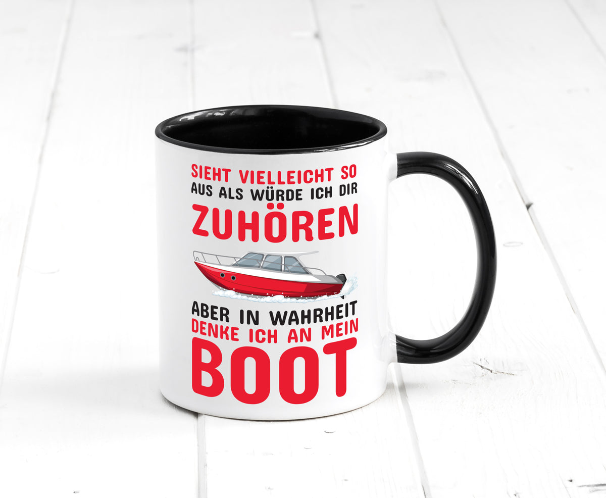 Bootbesitzer | Kapitän Tasse mein Boot lustig Humor Geschenkidee Geschenk