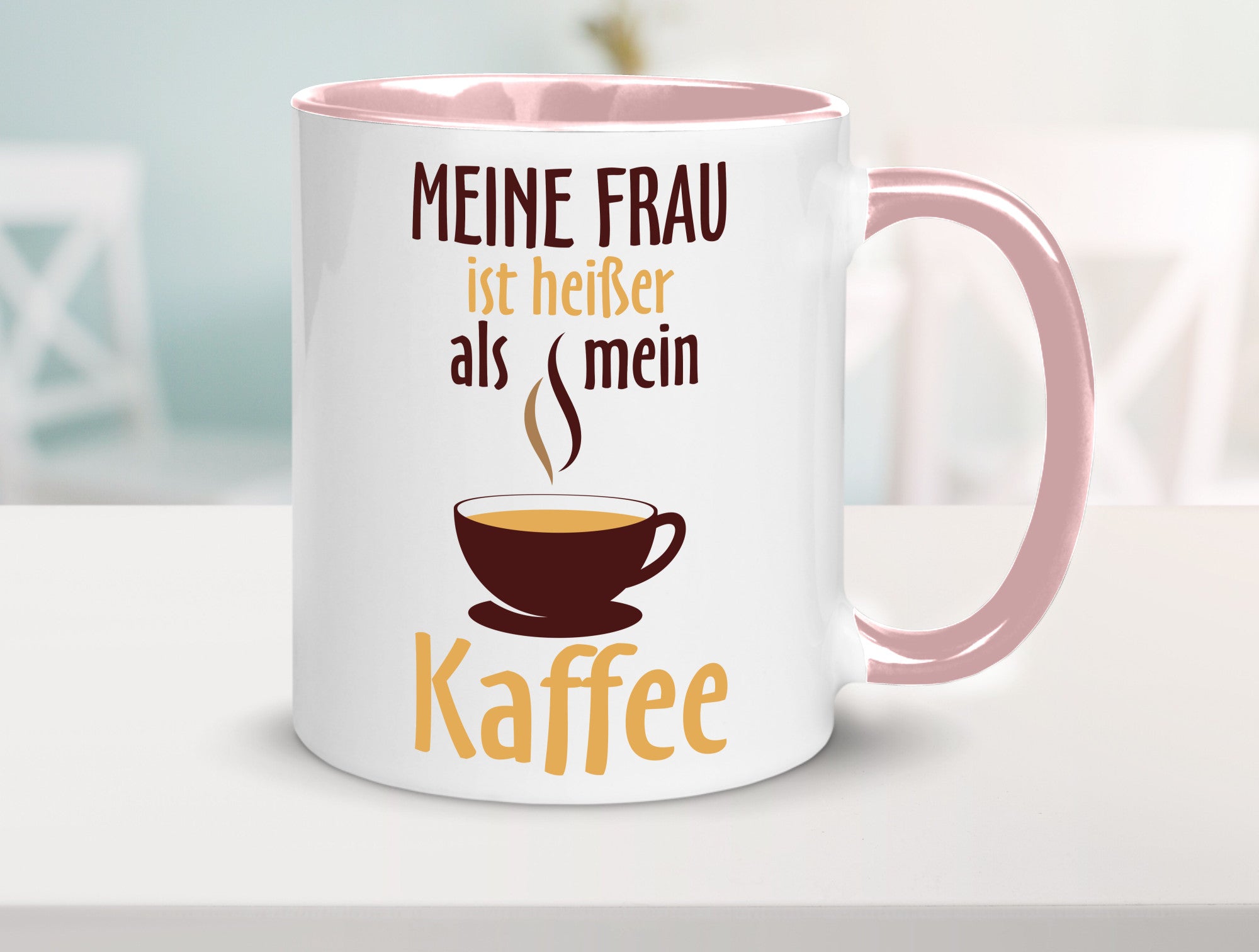 Meine Frau ist heißer als Kaffee | Ehe Partnerschaft Geschenk Humor