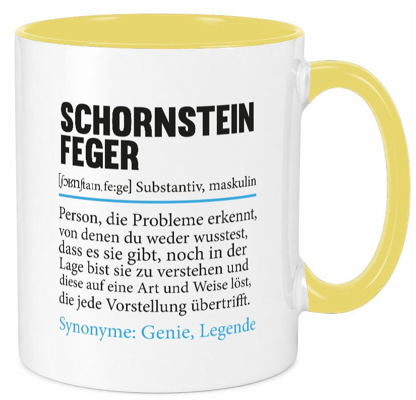 Schornsteinfeger | Kaminkehrer Handwerk Beruf Geschenk Arbeit Kollegen Büro Tasse