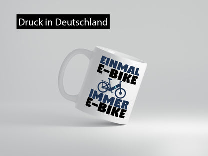 E-Bike Fahrer | Radfahrer Tasse Fahrrad Elektrorad lustiger Spruch Geschenk