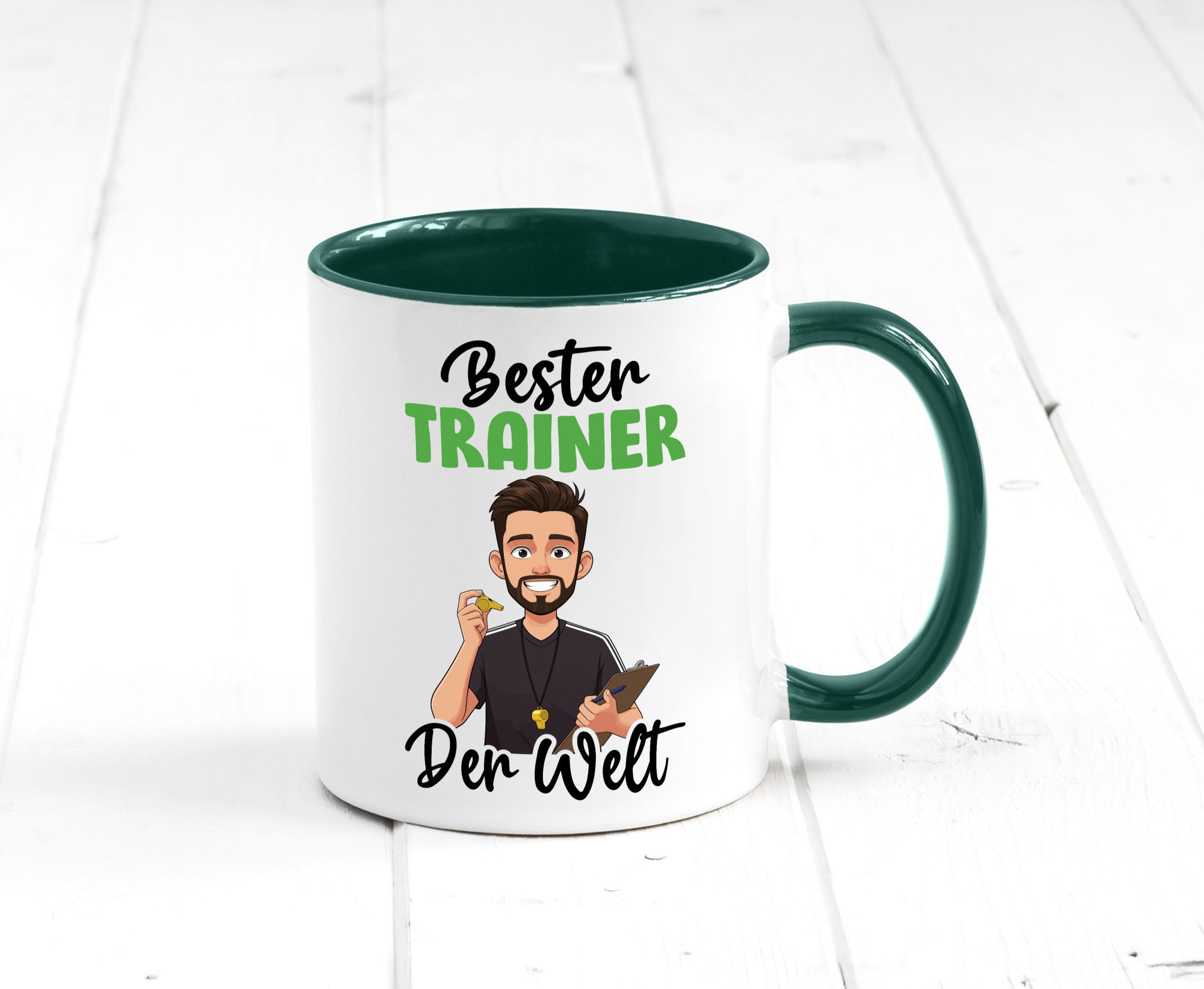 Bester Trainer | Verein Sport v2 Humor Geschenkidee Tasse