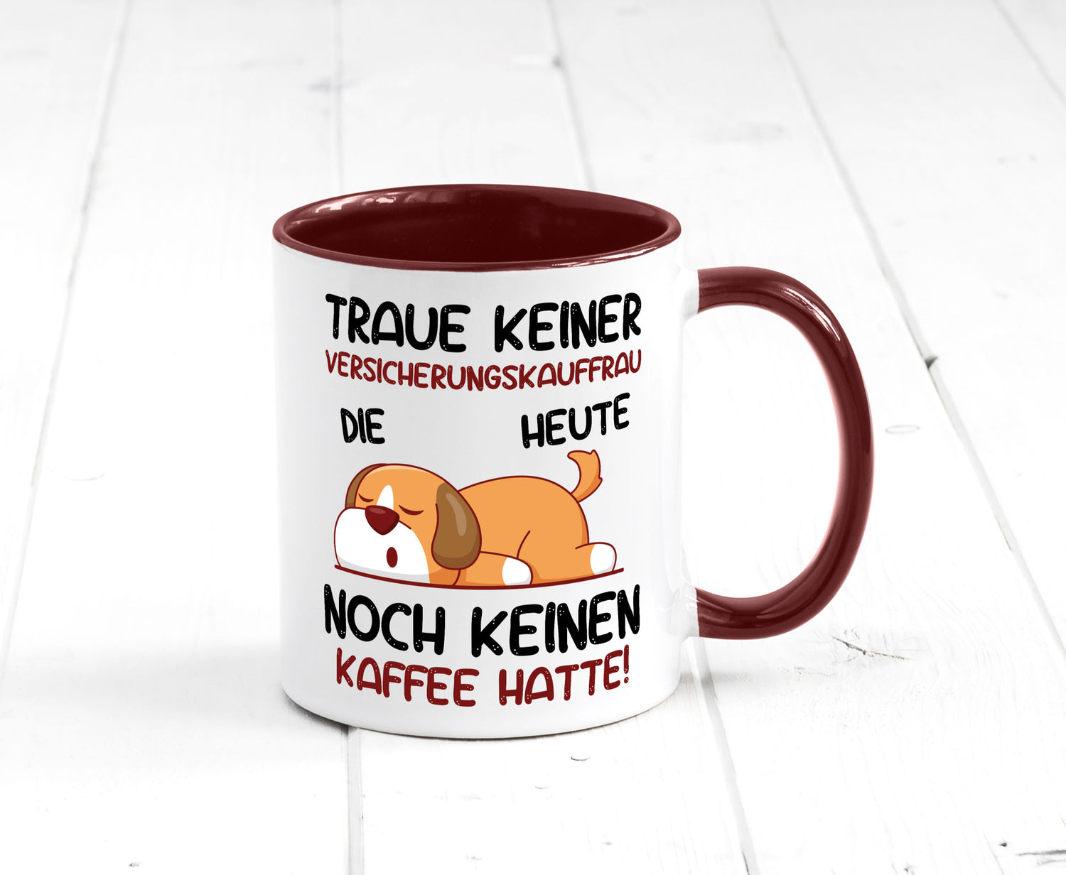 Traue keiner Versicherungskauffrau | Kauffrau Geschenk Humor Geschenkidee