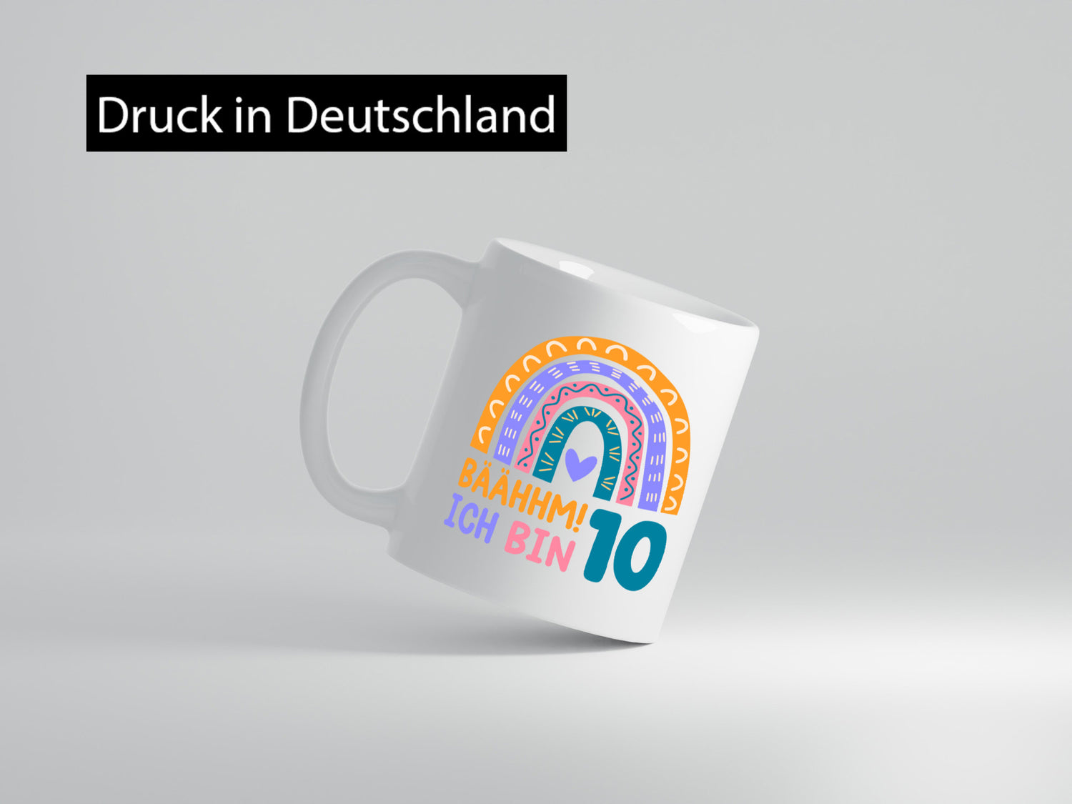 10. Geburtstag | 10 Jahre Regenbogen Bääm Mädchen Geschenk Geschenkidee