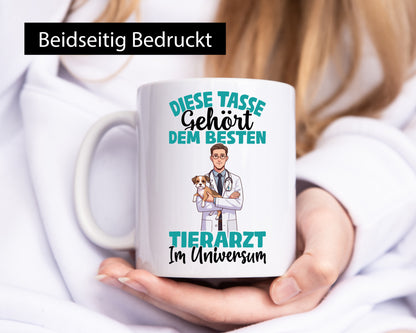 Im Universum: Tierarzt | Tiermedizin Mediziner Humor Tierliebhaber Geschenkidee