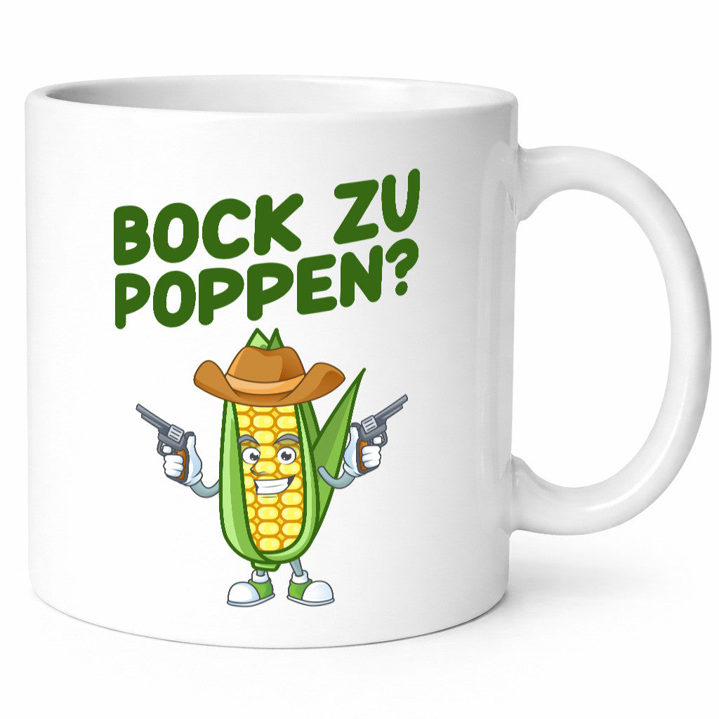 Bock auf Poppen | Mais Lustig Geschenk Humor Geschenkidee lustiger Spruch Tasse