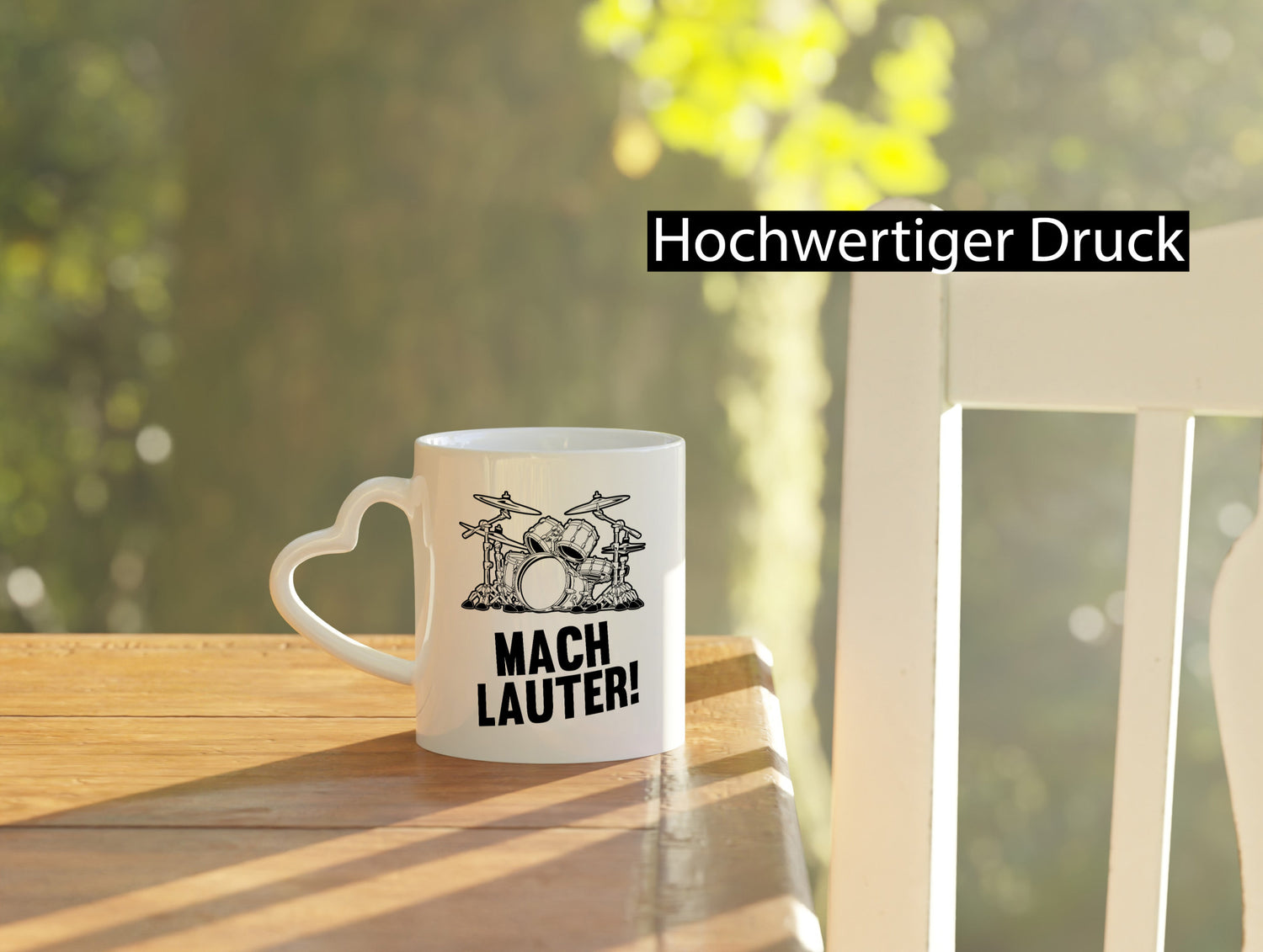 Mach lauter | Schlagzeug Band Musiker Geschenkidee Humor Tasse
