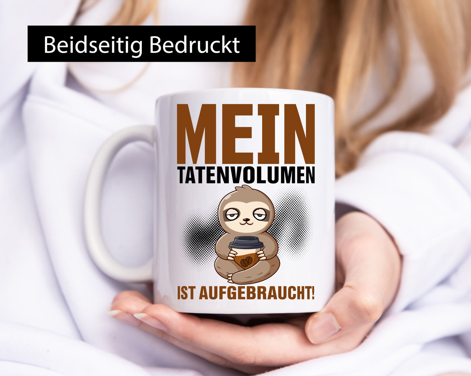Mein Tatenvolumen ist aufgebraucht | Büro Guten Morgen Geschenkidee Arbeit