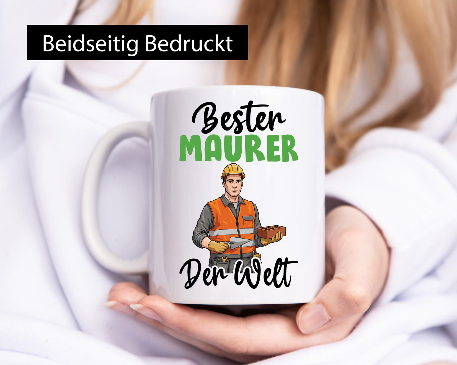 Bester Maurer | Bau Handwerker v2 Humor Geschenkidee Tasse