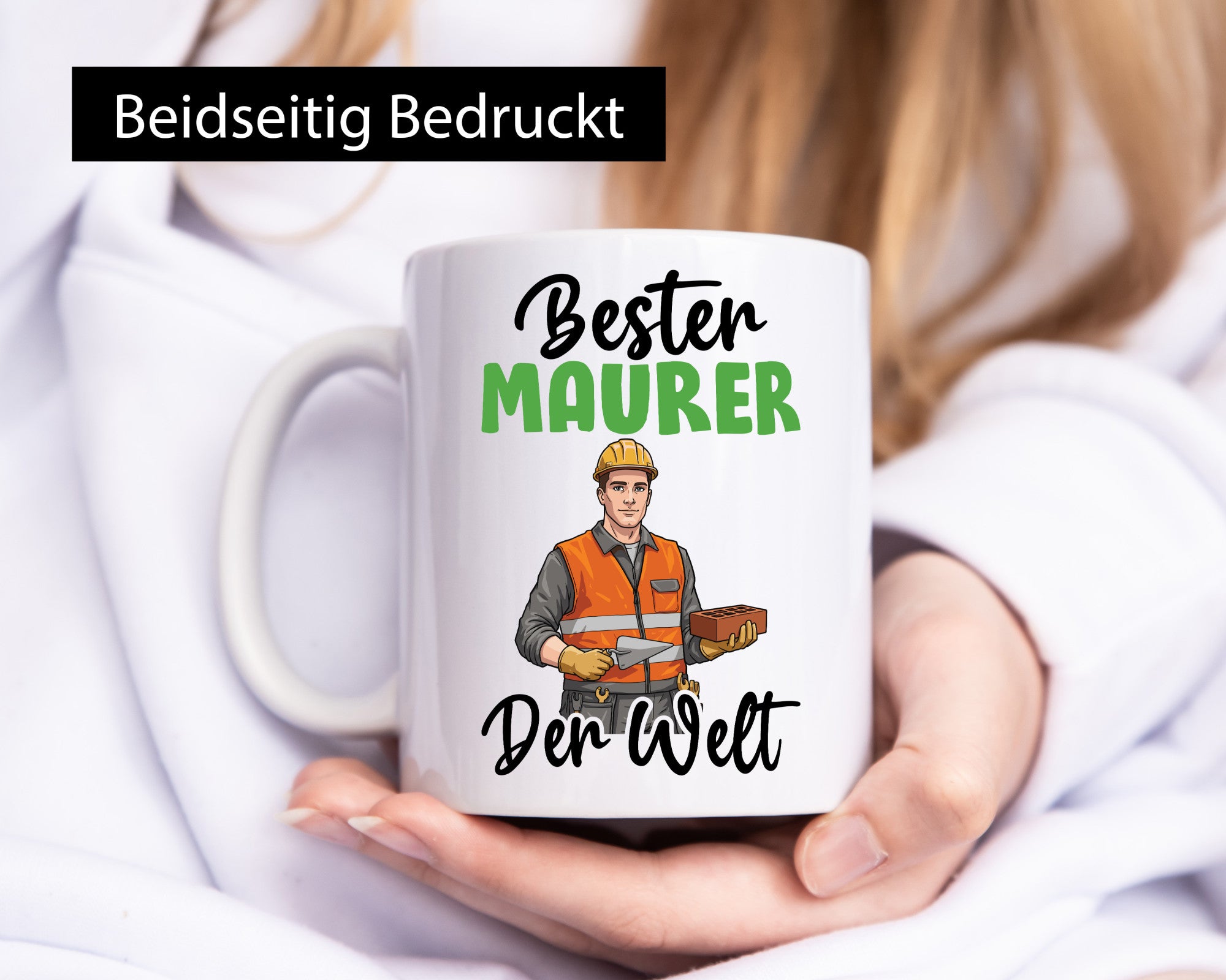 Bester Maurer | Bau Handwerker v2 Humor Geschenkidee Tasse