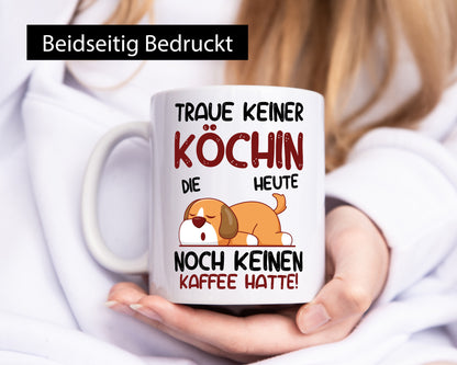 Traue keiner Köchin | Chefköchin Chefkoch lustiger Spruch Geschenk Arbeit
