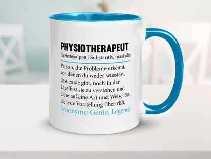 Physiotherapeut | Beruf Spruch Text lustig v2 Humor Arbeit Kollegen Büro