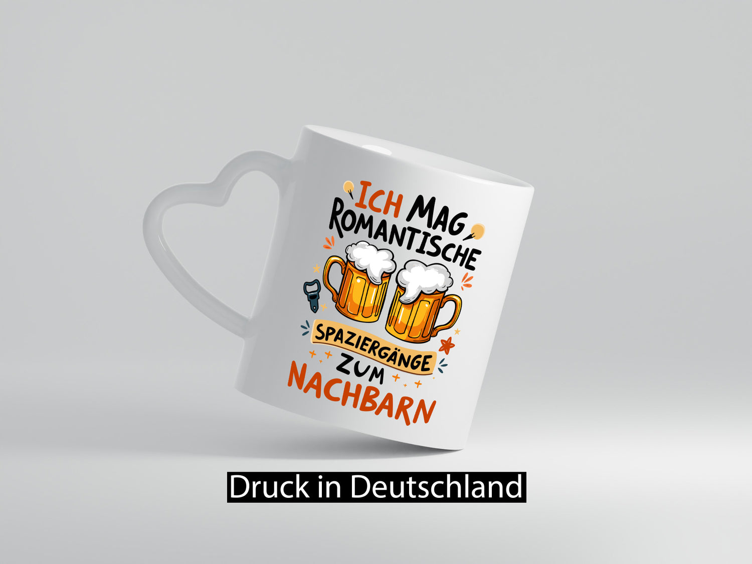 Spaziergang zum Nachbarn | Biertrinker Lieblingsnachbar v2 Humor Geschenkidee