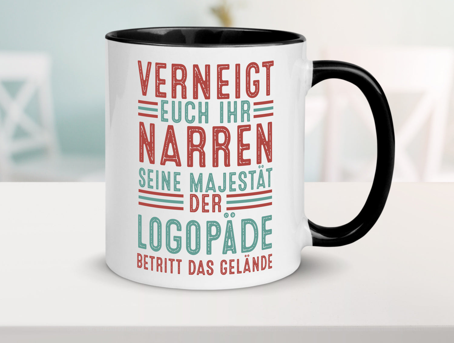 Verneigt euch: Logopäde | Sprachtherapie Geschenkidee Humor Tasse