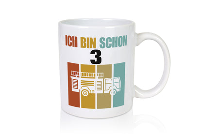 Ich bin schon 3 | 3. Geburtstag Kind Jähriger lustig Geschenkidee Geschenk Tasse