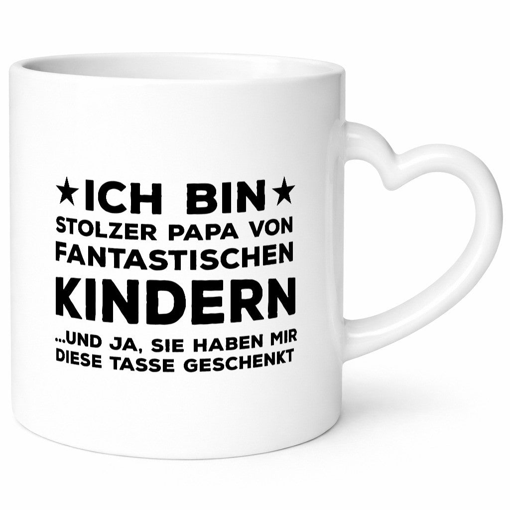 Stolzer Papa | Vatertag Tasse fantastische Kinder Geschenkidee Familie Humor