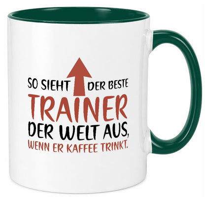 So sieht Bester Trainer der Welt aus | Kaffee Humor Geschenkidee Tasse