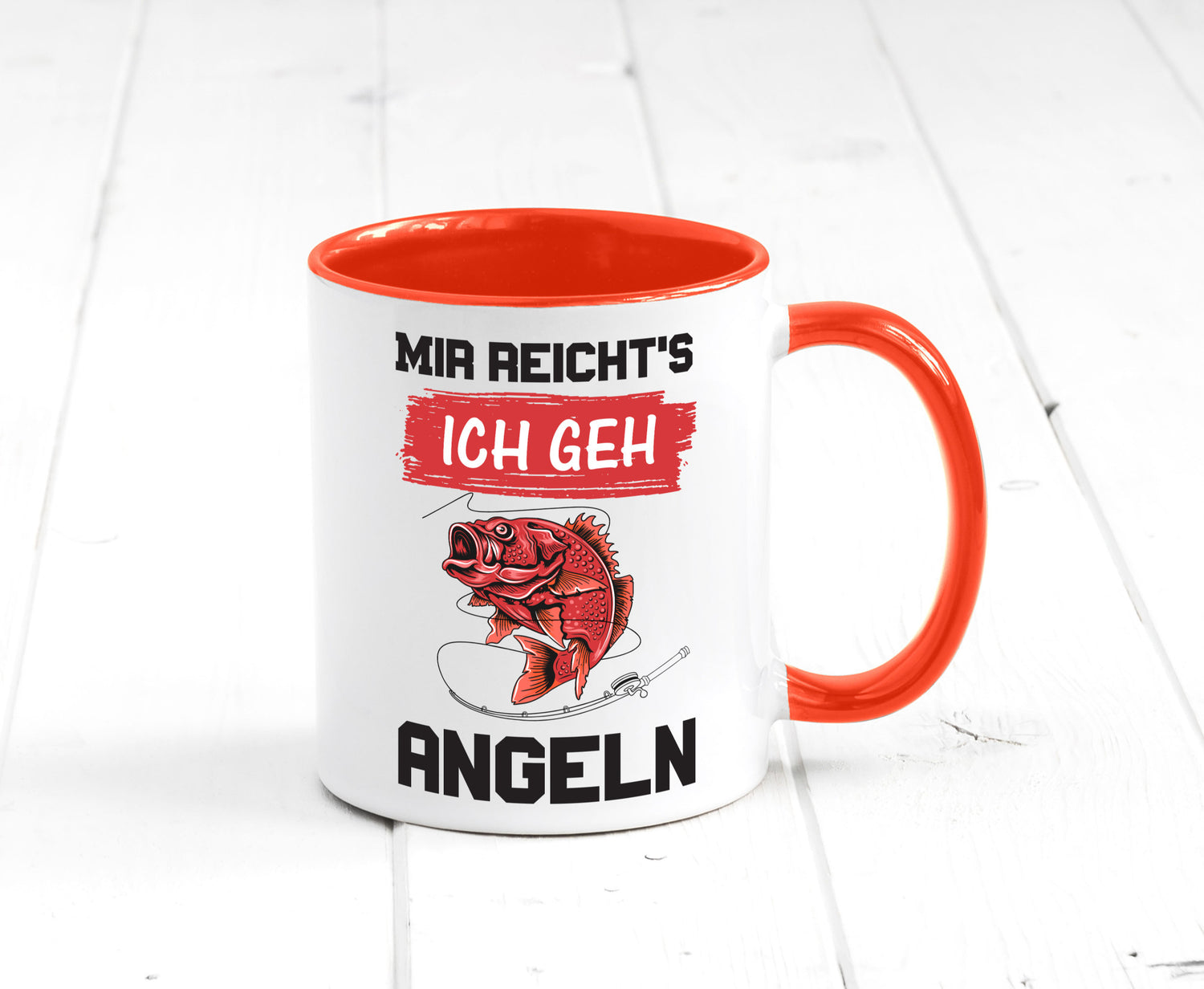 Ich geh angeln | Angler Tasse Fisch Fischer Humor lustig Geschenkidee Geschenk