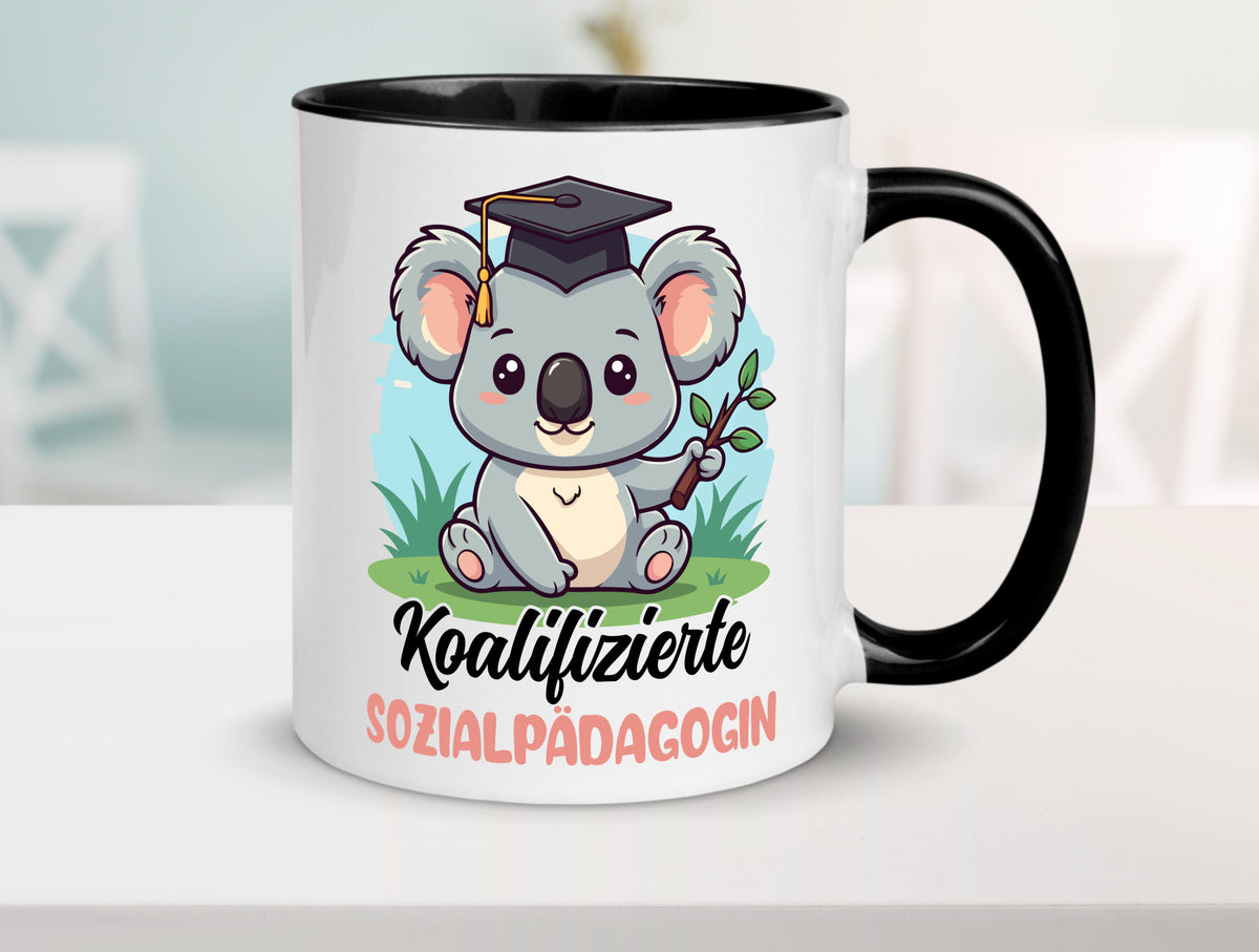Koalifizierte Sozialpädagogin | Humor Pädagogin lustiger Spruch Geschenk Tasse