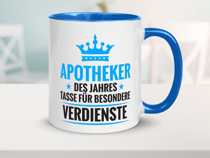 Besonderer Verdienst: Apotheker | Apotheke Pharmazie lustiger Spruch Geschenk