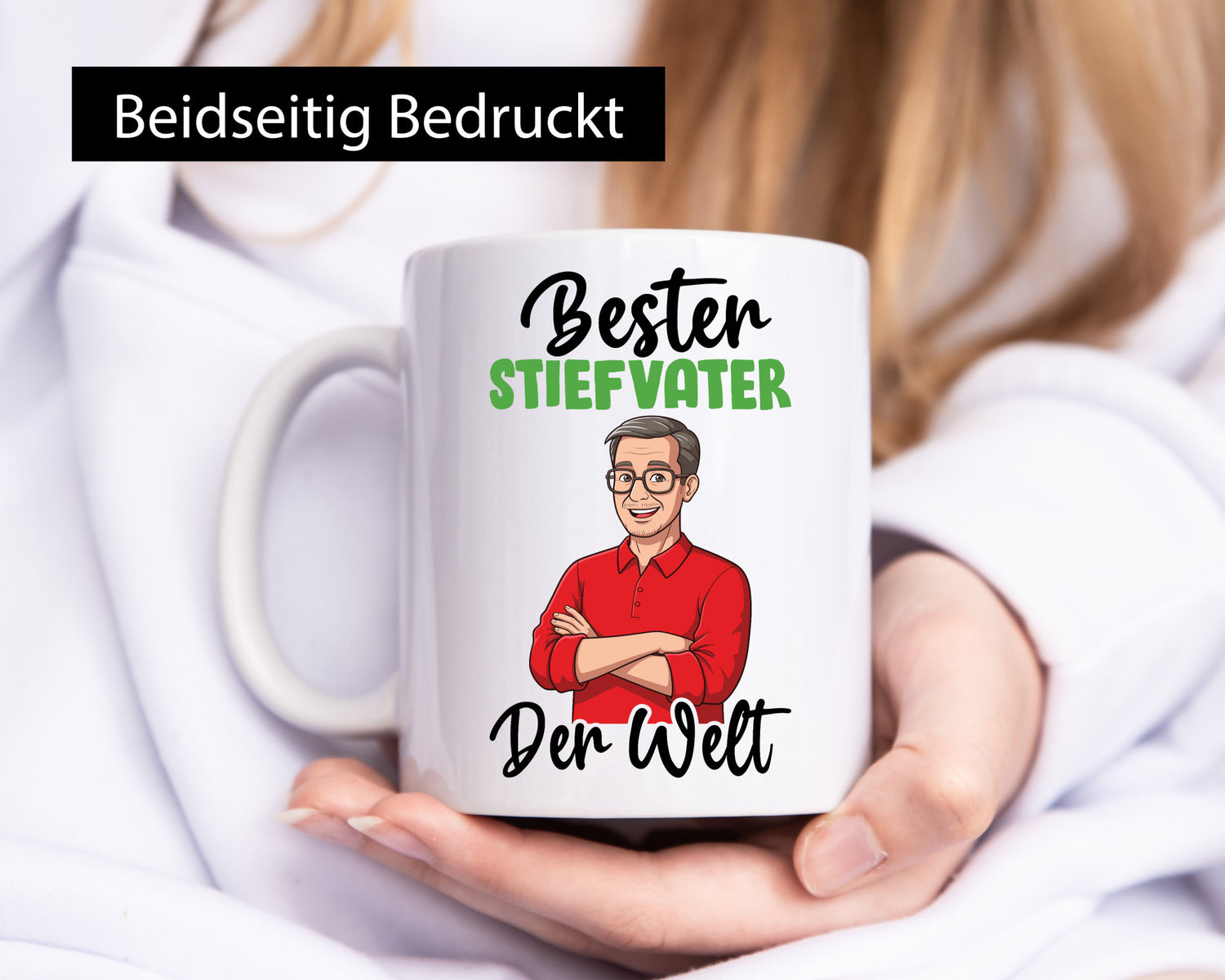 Bester Stiefvater | Stiefsohn lustig Familie Geschenkidee Geschenk Tasse