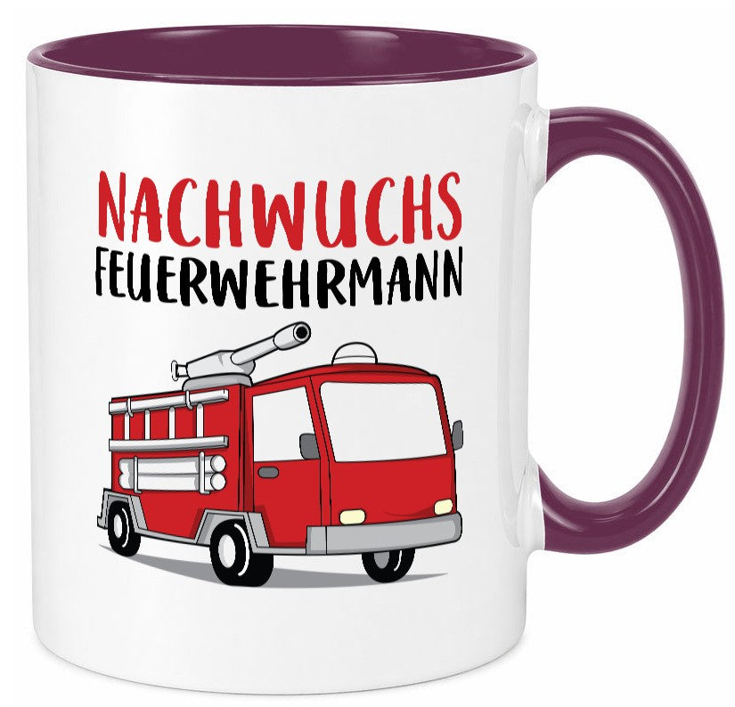 Nachwuchs Feuerwehrmann | Feuerwher Humor Geschenkidee Tasse