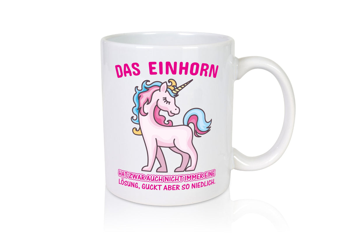 Niedliches Einhorn | lustige Tasse Frauen Mädchen lustiger Spruch Geschenk