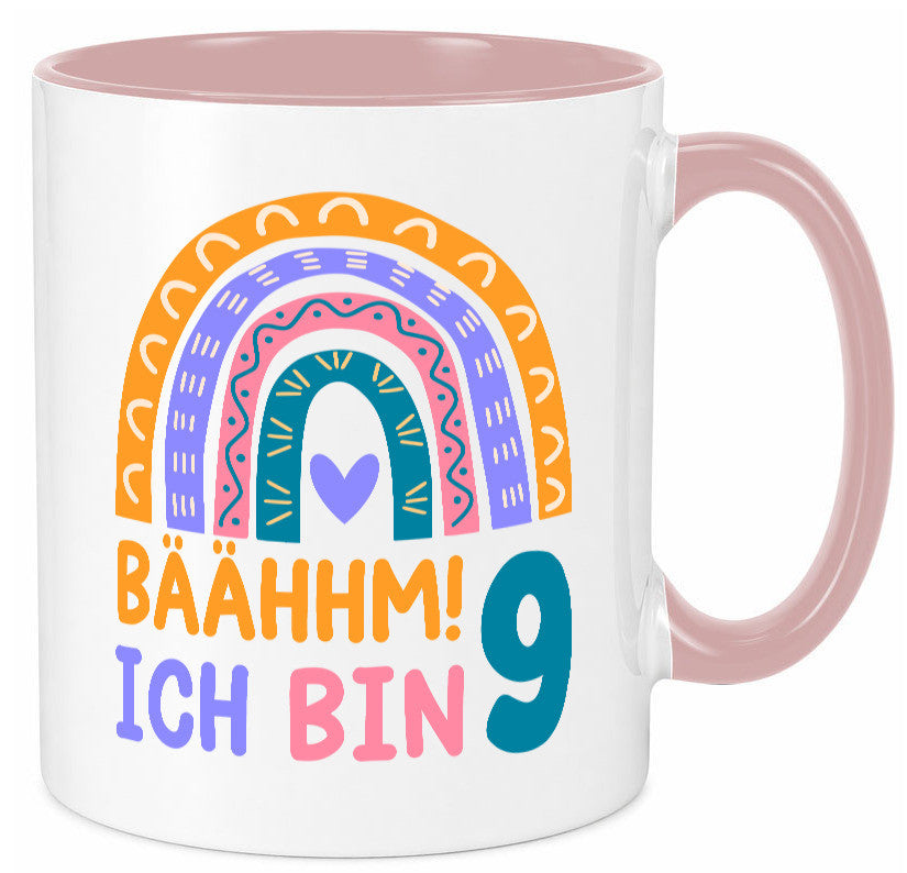 9. Geburtstag | 9 Jahre Regenbogen Bääm Mädchen Geschenk Geschenkidee lustiger