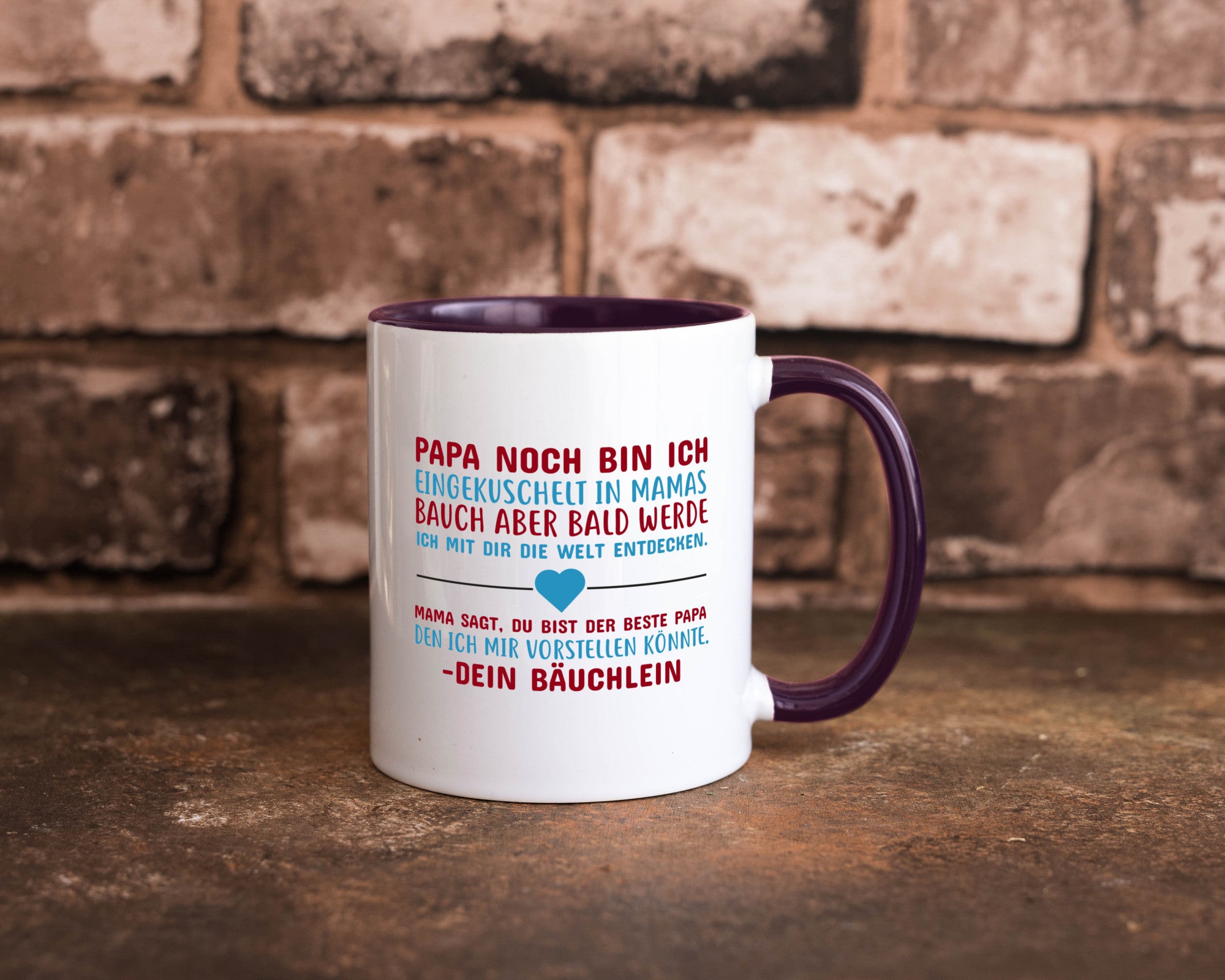 Schwangerschaft | Vaterschaft Tasse Papa Spruch Geschenk Familie Geschenkidee