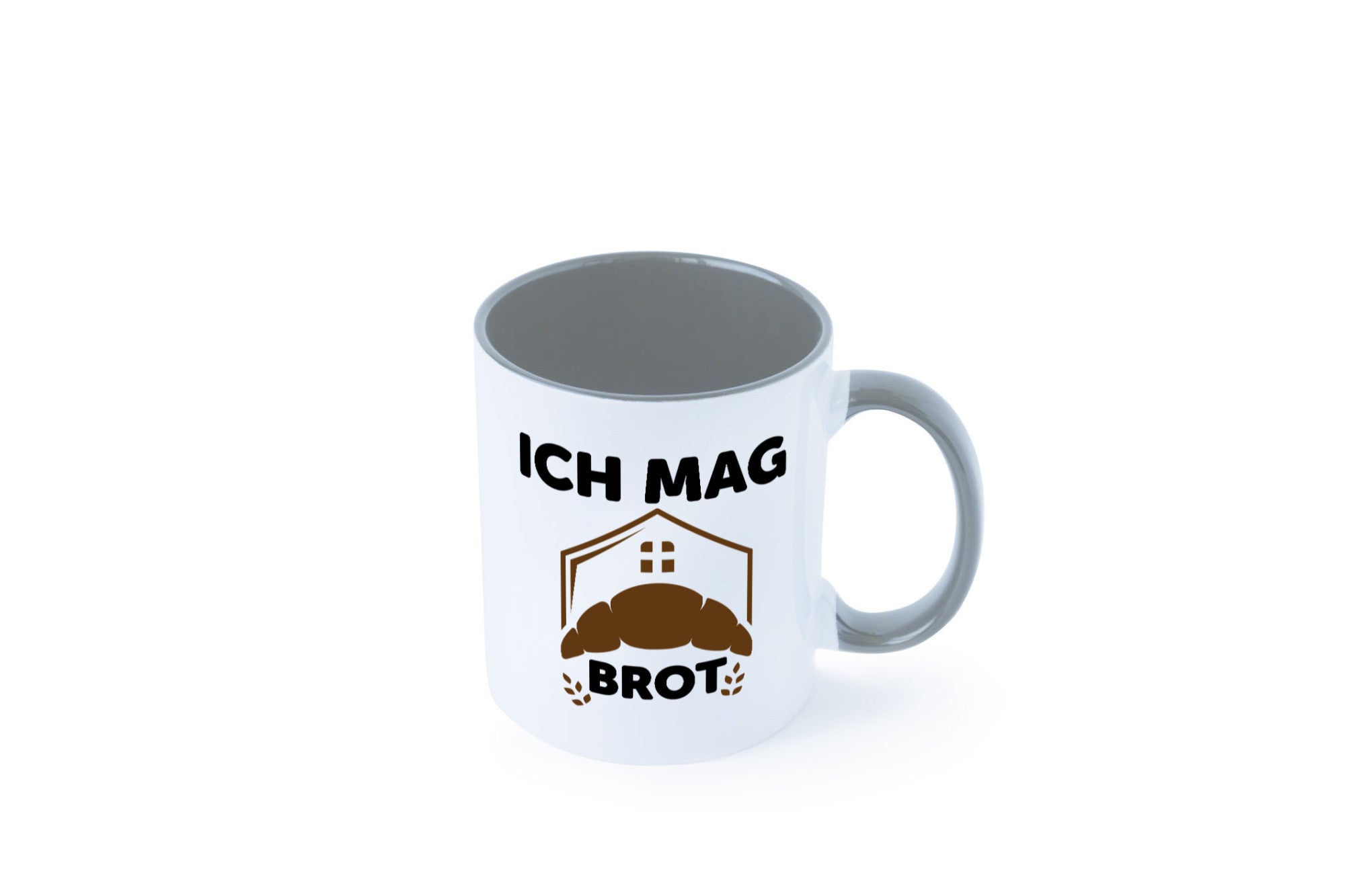 Ich mag Brot | Bäcker backen lustiger Spruch Geschenk Humor Geschenkidee Tasse