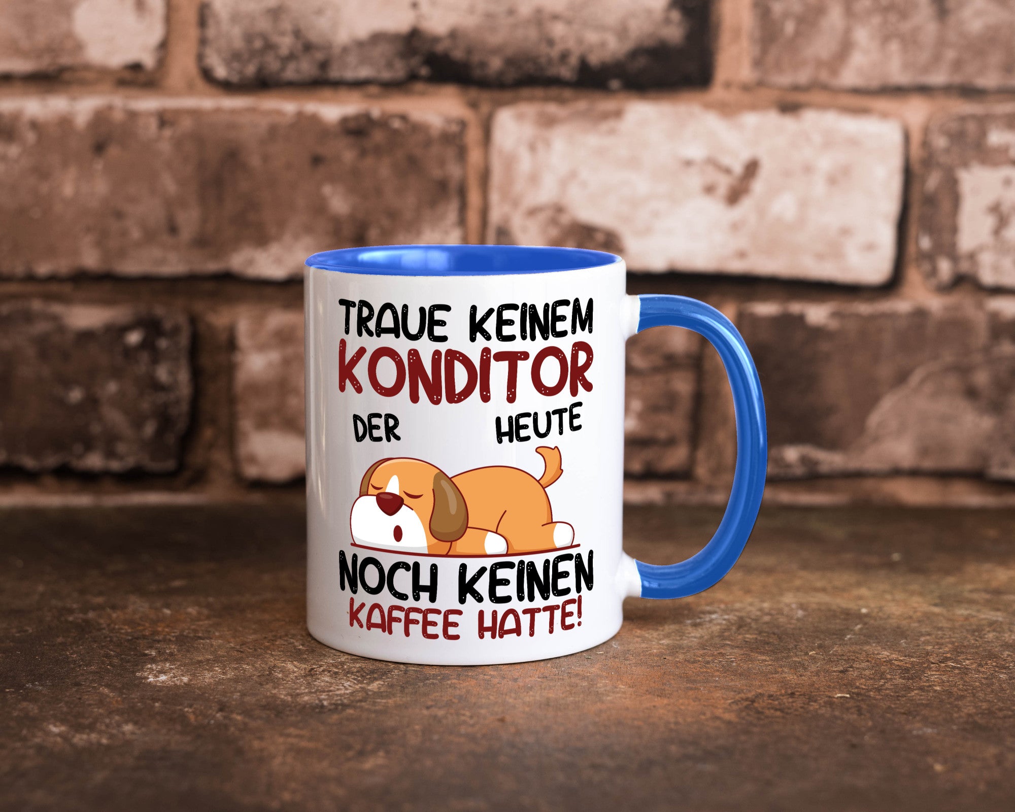 Traue keinem Konditor | Konditorei Humor Geschenkidee Tasse